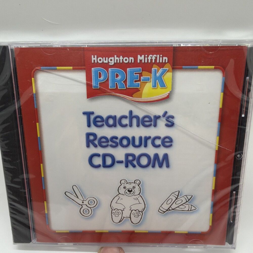Houghton Mifflin pre k teachers resource cd- Still Sealed